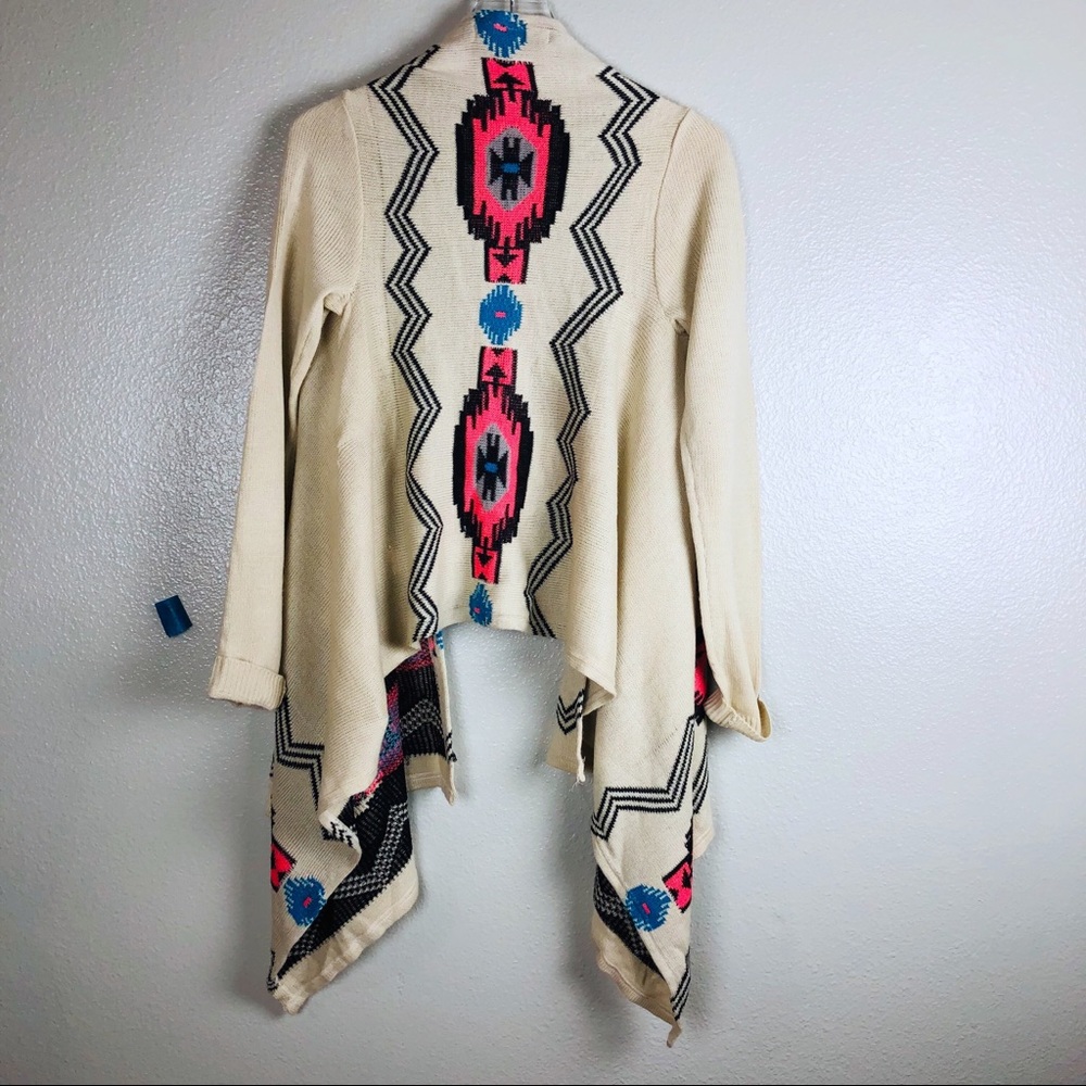 California Gypsy Neon Cardigan Sweater B54